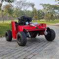 16HP 800MM Gasoline Robot Lawn Mower Wheel Style Grass Cutter Machine Petrol Flail Mower