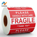 Factory Inventory Express Warning Packaging Stickers Low-cost Wholesale Waterproof Fragile Warning Packaging Stickers
