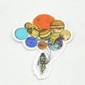 Nice Brand Customized ABC Letter Clear Round Paper Sticker Customised Packaging Labels Design