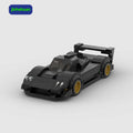 Creative Hot Toys Moc Plastic Abs Brick Black Super Car Model for Adults Building Block Sets Car