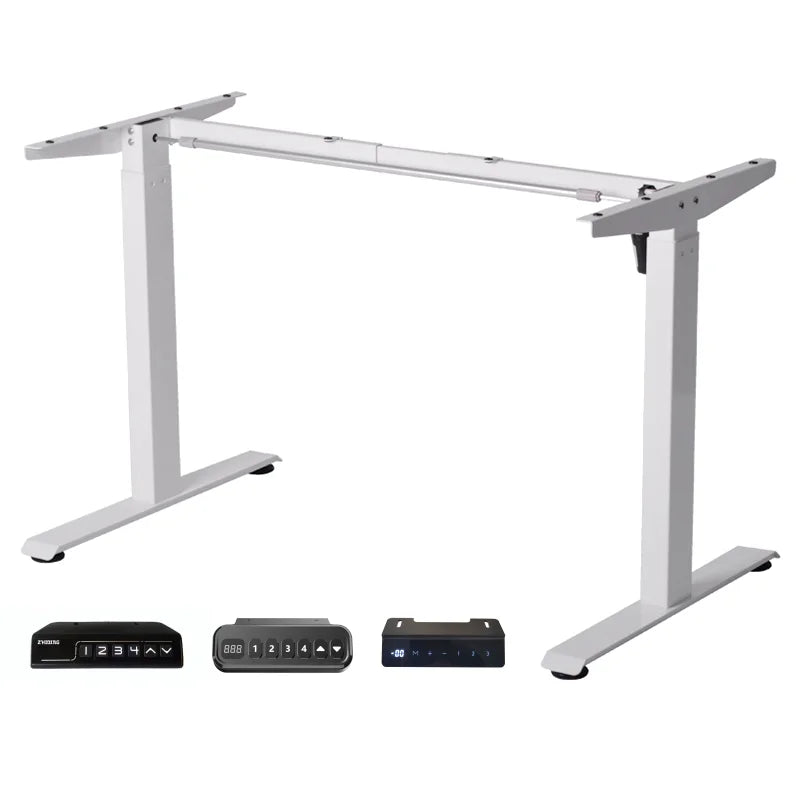 Programmable Single Motor Electric Standing Desk Sitting Adjustable Office Standing Desk Frame