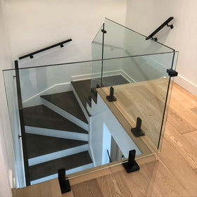 YL METAL Rave Reviews Stainless Steel Frameless Outdoor Glass Spigot Glass Clamp Glass Balustrade Railing Post