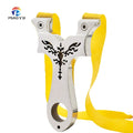 Stainless Steel Reverse Curve Cutting Flat Leather Fast Press Screw Outdoor Hunting Slingshot Powerful Catapult