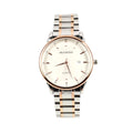 Men's Specialty Quartz Watch 40mm Business Alloy Case Glass Dial with Stainless Steel Band