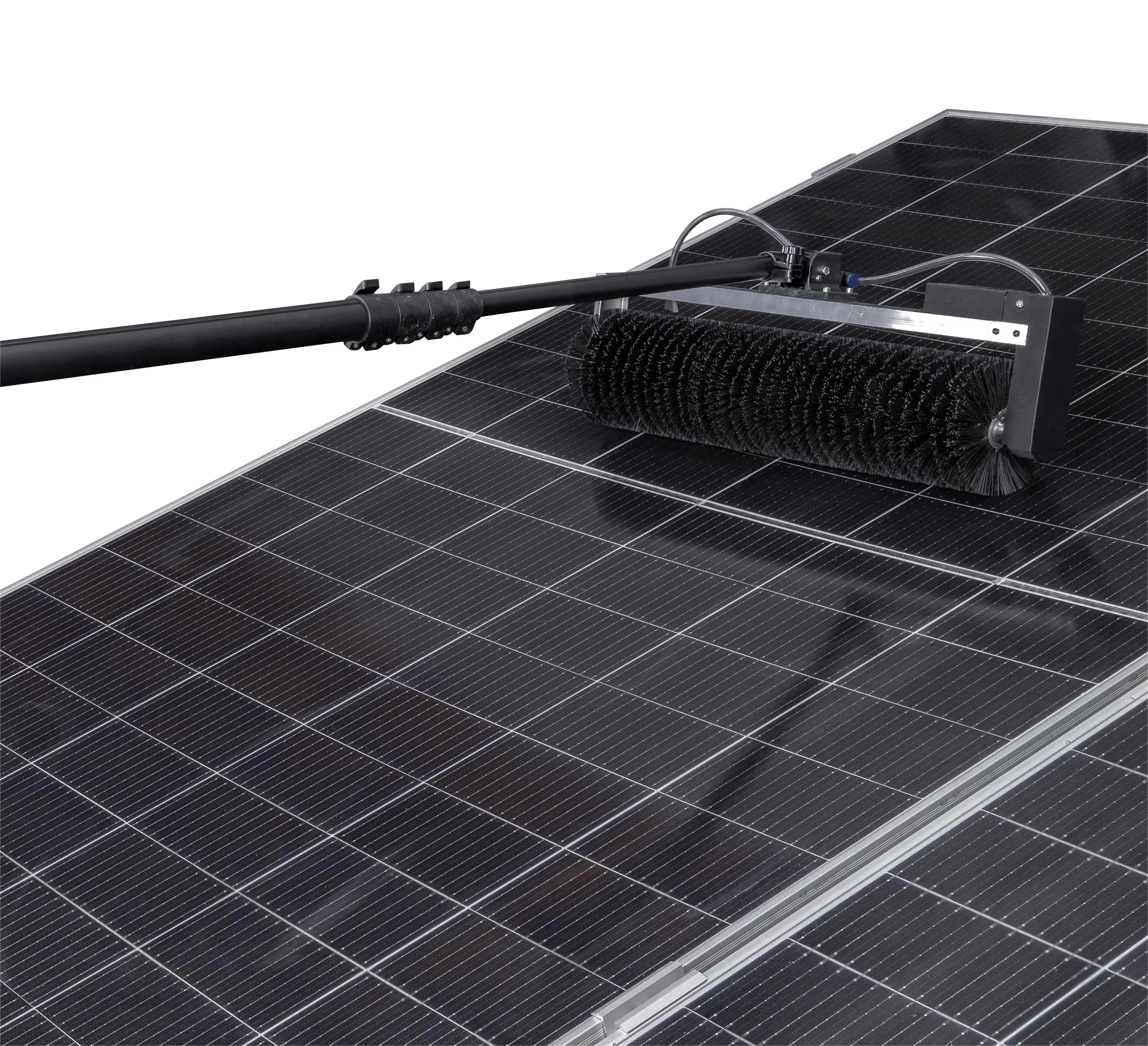 3.5m/5.5m/7.5m Aluminum Pole Electric Solar Water Cleaning Brush Automatic Solar Panel Washing Machine