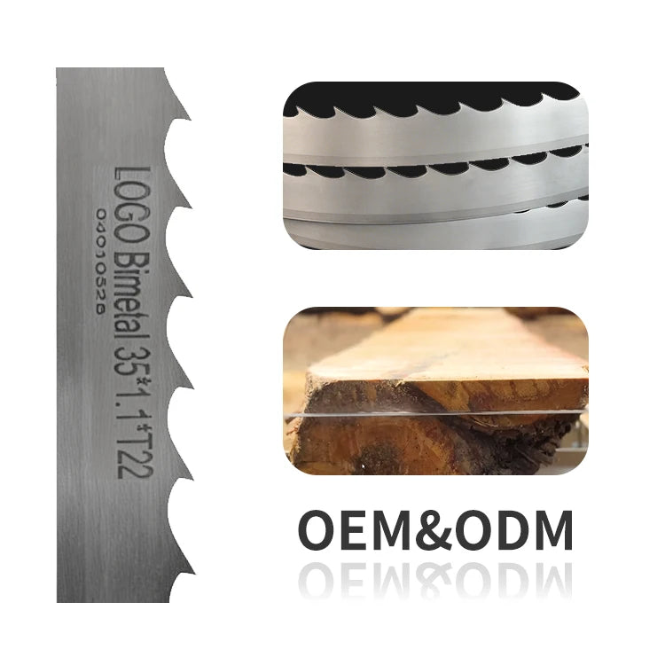 High Performance Industrial Grade  Bi-Metal Band Saw Blade M42 M51 for Wood Cutting Band Saw Machine and Woodworking
