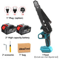 Electric 6-Inch Chainsaw New Energy Nplus Portable One-hand Electric Sawbattery Powered Wood Cutter. Garden Power Tools
