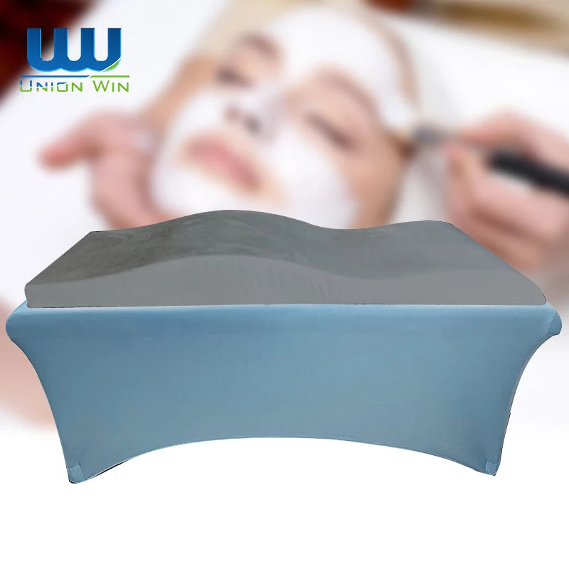 Tuffed Velvet Ergonomic Mattress Roll up Topper Sponge Mattress Eyelash Curve Memory Foam Curved Topper Lash Bed Mattress