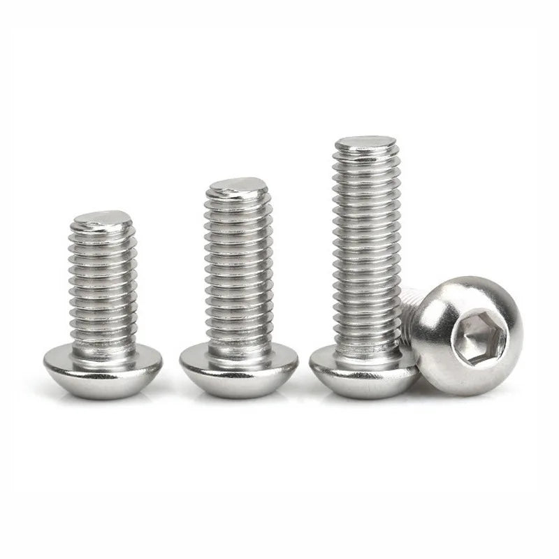 YPH HIGH QUALITY Hex Socket Pan Head Machine Screw Stainless Steel ISO7380 Button Screw
