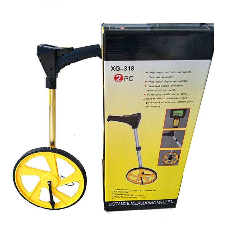 Outdoor Measuring Tool High Precision Distance Measuring Wheel for Construction