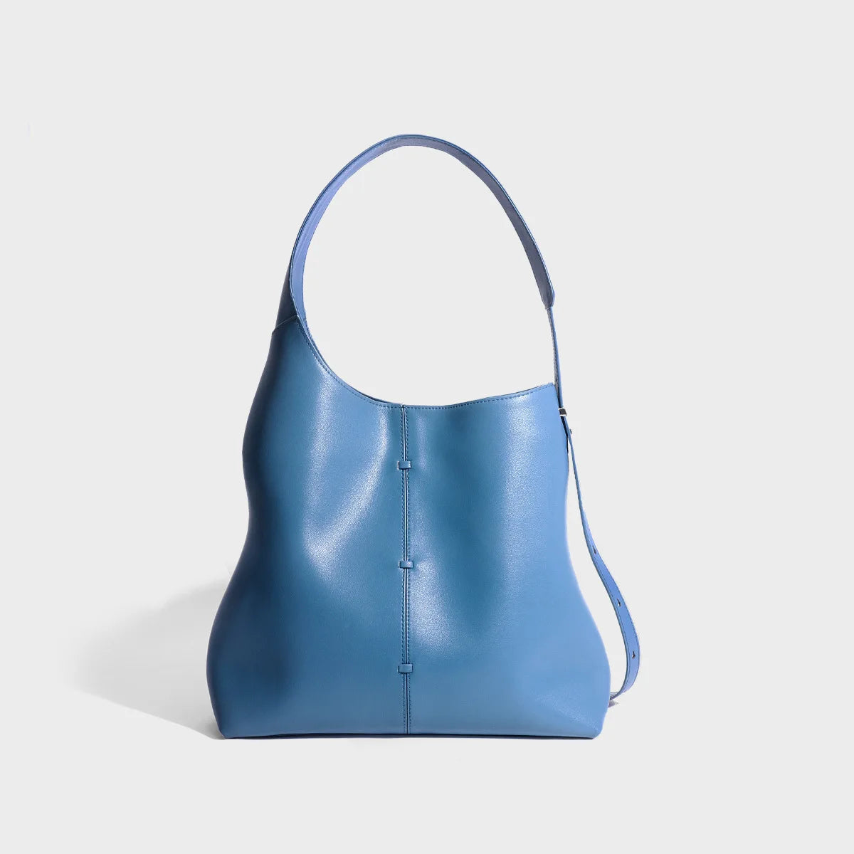 Blue Genuine Cowhide Bag Fashion Leather Ladies Luxury Handbags Women's Trend Designer Handbags
