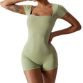 New Yun Sense Tight Quick-Dry Short Sleeve Yoga Suit Women Training Dance Fitness Exercise Yoga Coverall