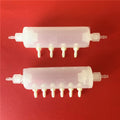 6 Connector White UV Ink Circulation Splitter Filter for epson XP600 4720 5113 Printhead Printer Ink Circulation Buffer Bottle
