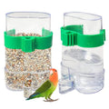 Eco-Friendly Automatic Water Dispenser Rounded Solid Plastic Birds Pigeon Parrot Feeder Quail Bird Food Box