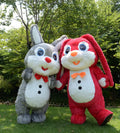 Funtoys Inflatable Rabbit Mascot Costume Easter Bunny for Adult Anime Cosplay Customize Kits Mascotte Carnival Costumes Animal