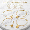 Waterproof 18K Gold Plated Rose Pendant Necklace 316L Stainless Steel Non-tarnish Clavicle Chain