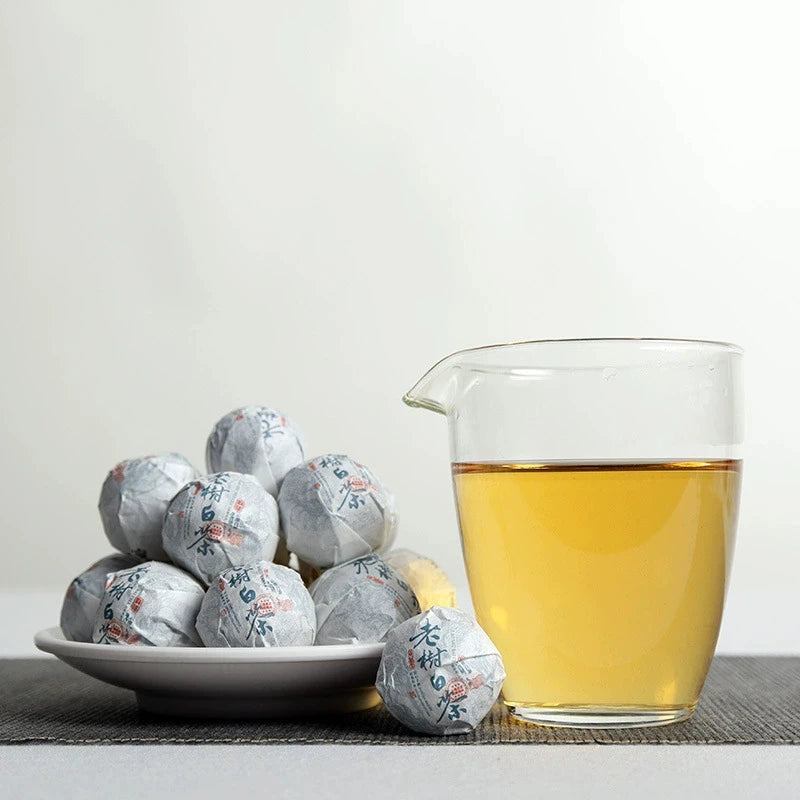 Yunnan Moonlight White Tea Ball Moonlight Beauty Old Tree White Tea Mini Dragon Pearl Early Spring Tea