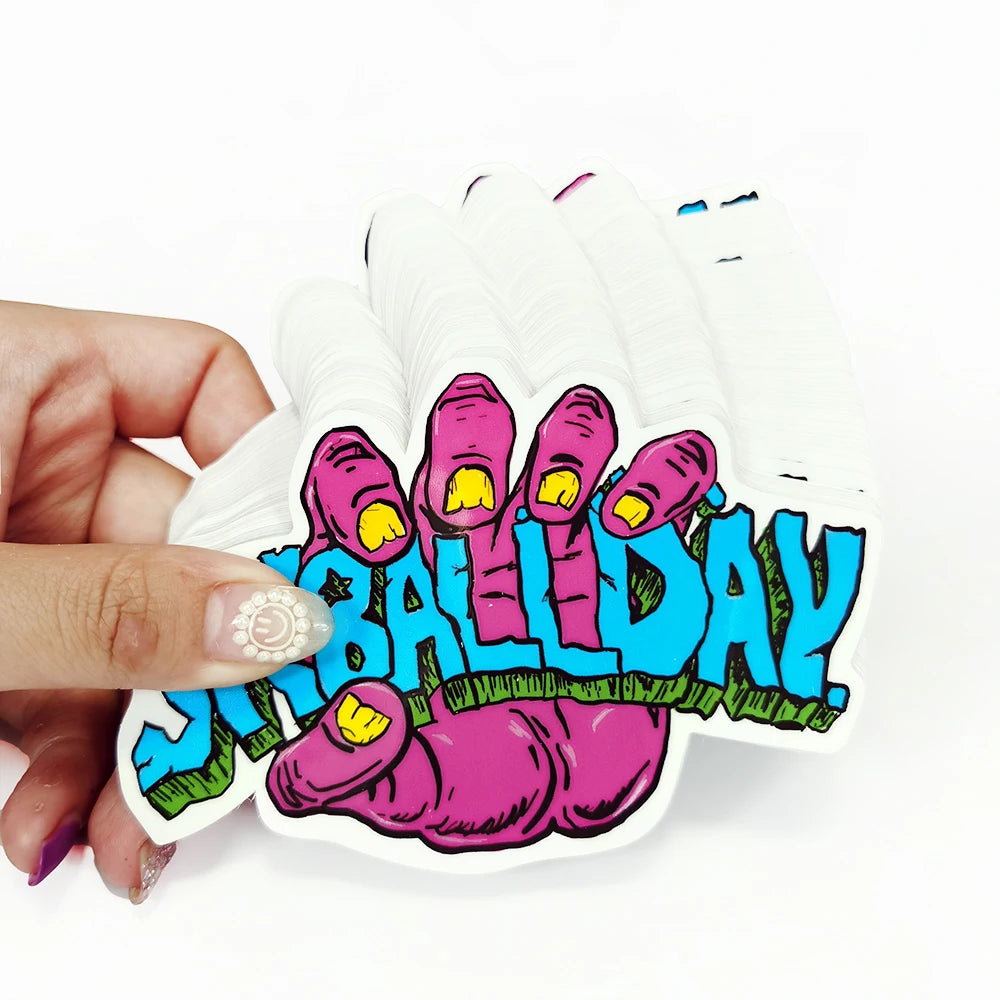 Custom Vinyl Sticker Waterproof Packaging Strong Adhesive PVC Stickers Die Cut Sticker Label