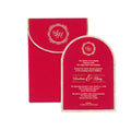 Craft Supplies Suede Wedding Invitations Luxury Elegant Glitter Paper Wedding Cards