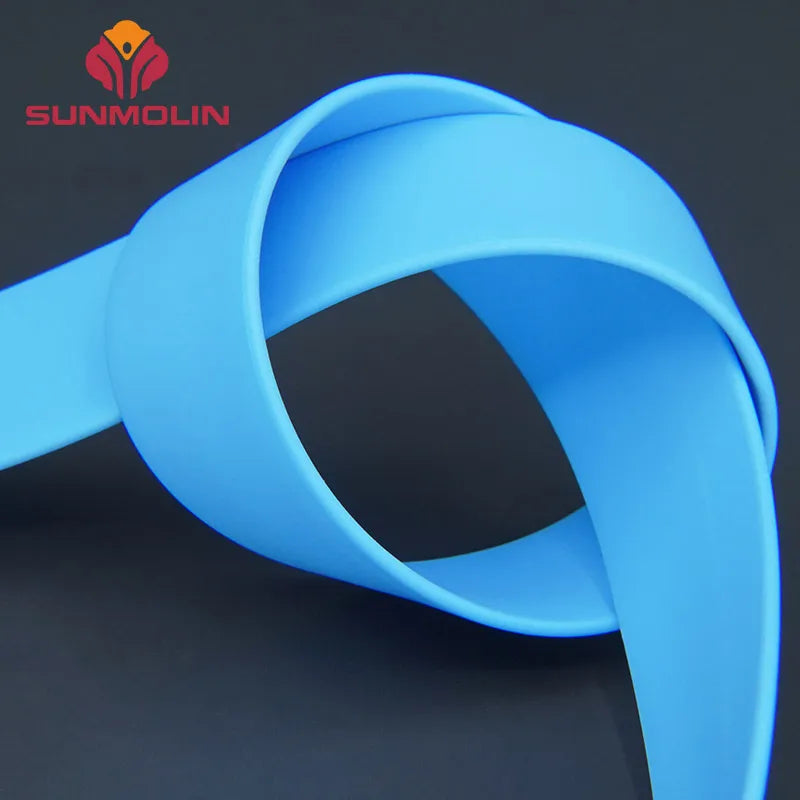 Factory Coated 25mm Wide PVC Webbing Blue Waterproof TPU with Abrasion Resistance Polyurethane Belt