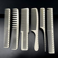 Graduated Barbershop Special Stylist Ladies Tail Pick Men Push Edge Braiding Comb Barber Comb Anti-static Hair Cutting Comb Set
