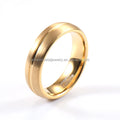 6mm Tungsten Wedding Band Classic Rose Gold Unisex Engagement Ring for Men and Women for Parties and Anniversaries
