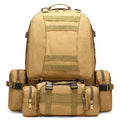 Large Capacity Tactical Backpack Multifunctional Tactics Nylon Molle Backpack With Subsidiary Sling Bag