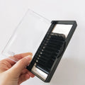Natural Long Velvet Volume Eyelash Faux Mink Eyelash Extension Supplies Lash Tray Silk Lash Extensions