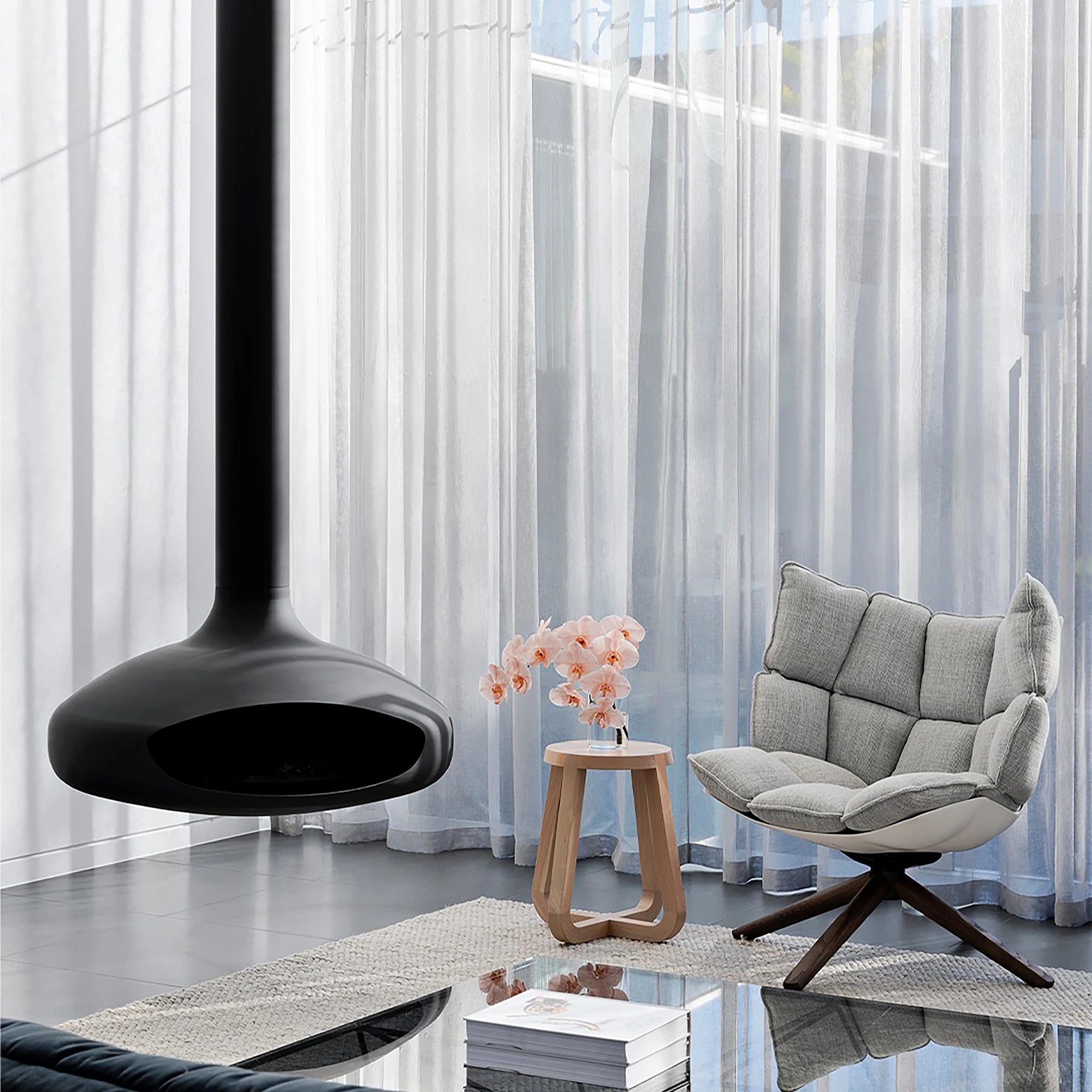 Modern Blackout Tulle Curtains Fabric Window Decorations for Living Room & Home for Bathrooms