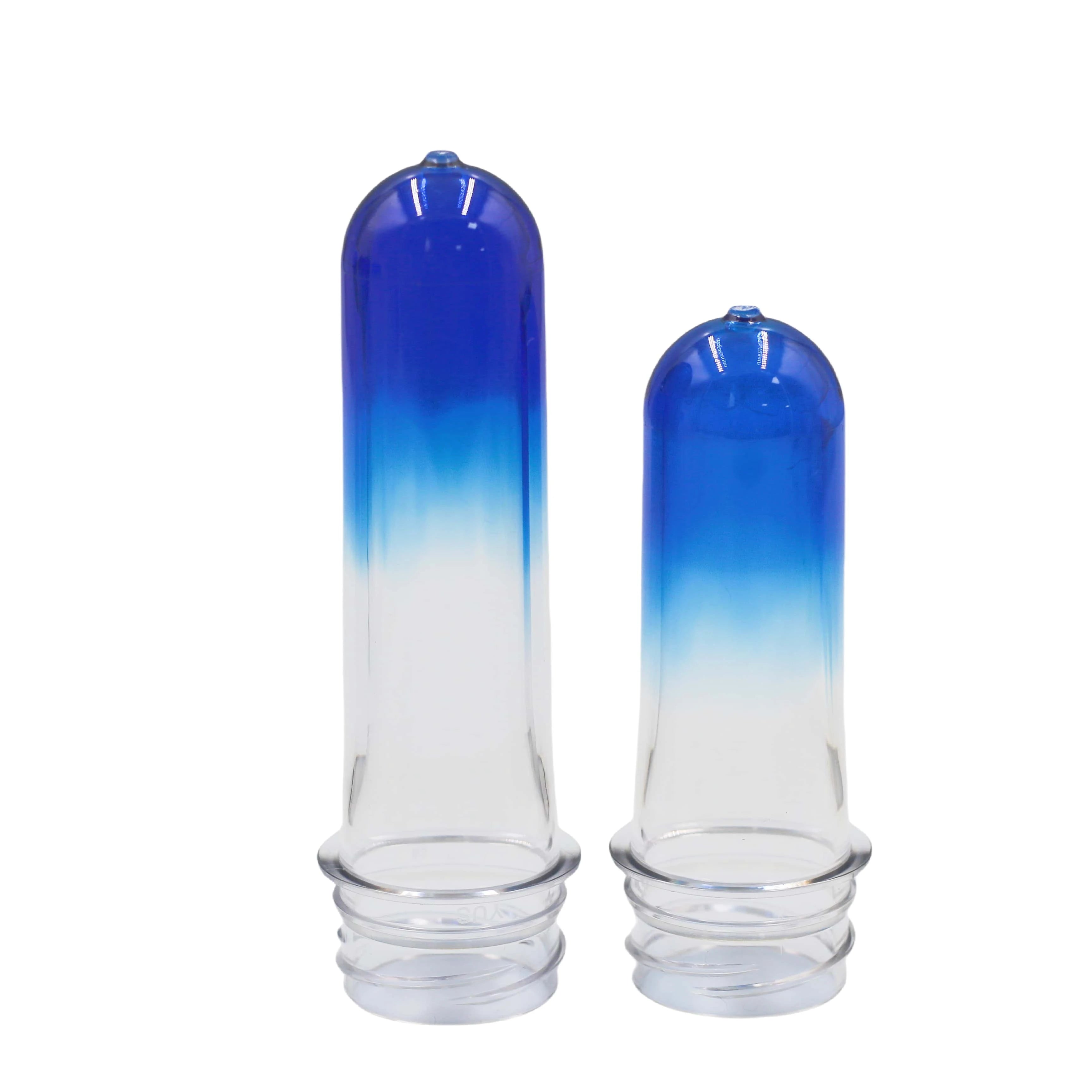 30mm 26g Two-tone Preform PET Plastic Bottle Gradient Ramp PET Preform
