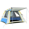 MINGCHAN Outdoor Tent 3-4 People Rainstorm-proof Thickening Camping Field Automatic Tent
