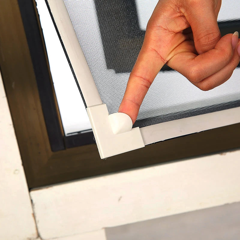 Manufacturer PVC Frame Magnetic Window Insect Screen Fly Net Mosquito Protection Custom Size OEM Factory Bulk