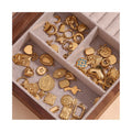 ERESI Wholesale Waterproof Stainless Steel Gold Plated Moon Heart Charms for Jewelry Making Fashion Jewelry Pendants & Charms