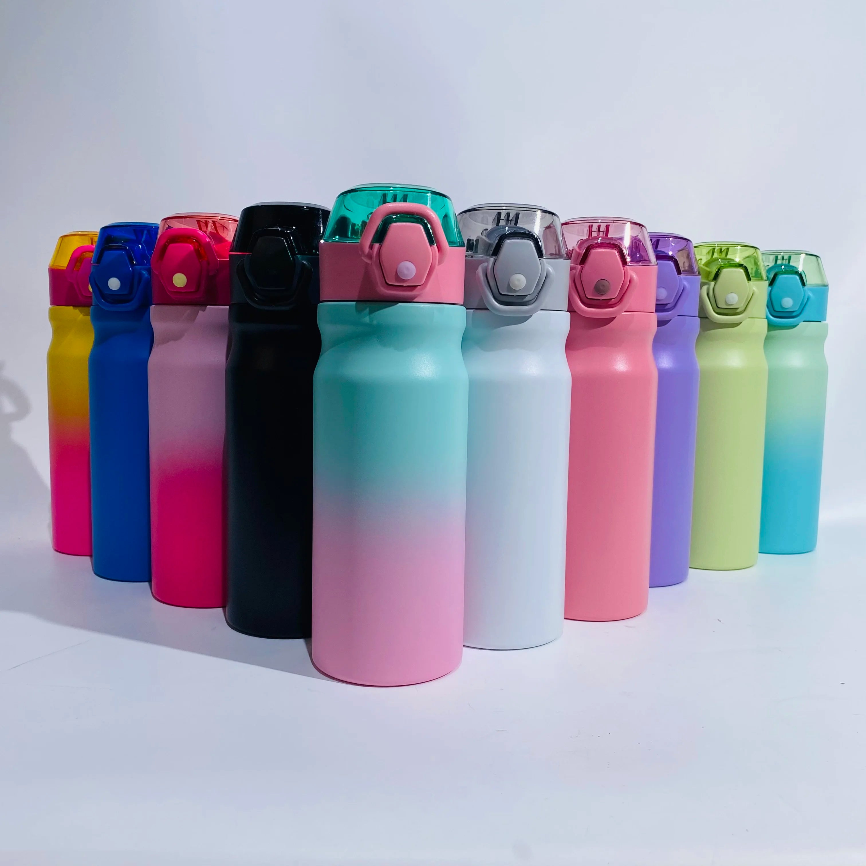 Custom Logo 18 oz Double Wall Thermal Bottle Vacuum Flask 550ml Stainless Steel Insulated Portable Travel Water Bottle