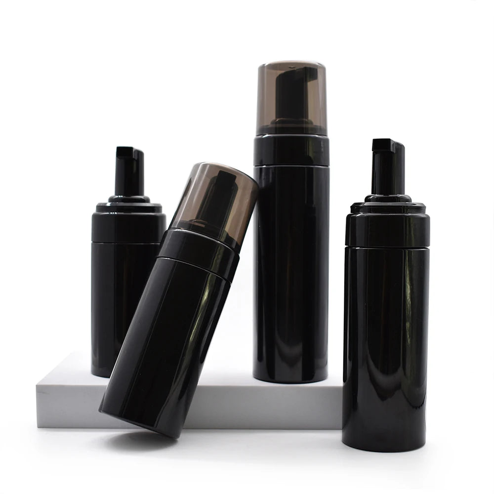 100ml 150ml 200ml New Black Foam Bottle Can Be Customized Plastic Foam Bottle