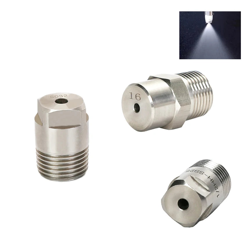Stainless Steel Industrial Low Pressure Water Jet Full Cone Spray Nozzle for Dust Suppression