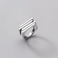 Wholesale Korean Version Female Multilayer Line 925 Sterling Silver Vintage Finger Ring for Women
