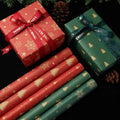 Christmas New Product Uncoated White Offset Printing Wood Pulp Flower Bouquet Clothes Packaging Wrap Paper Roll Birthday Gifts