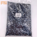 ABS Pearl Half round Loose Pearls in Gold with Different Colorful Flat Back Black Rice Shape
