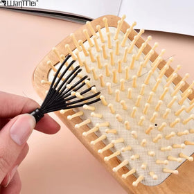 Wanmei Portable Aluminum Alloy Hairdressing Salon Barber Neck Broken Hair duster Brush Professional Beard Clean Brush