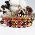 Natural Warring State Red Agate Stone Loose Beads for Jewelry Making Orbiculary Jaspe DIY Bracelets Necklace Beaded