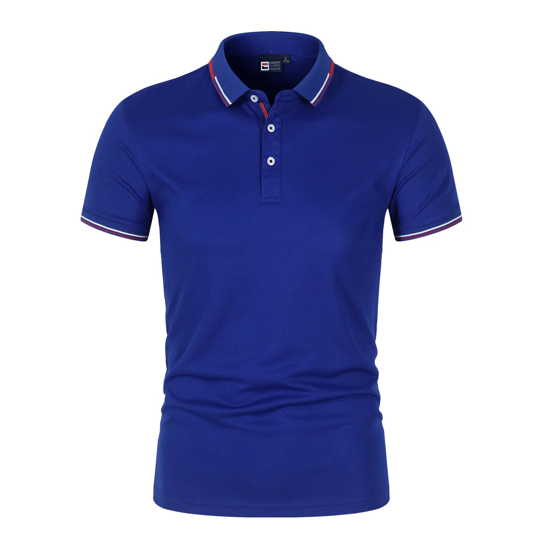Hot Selling POLO Shirt Comfortable Breathable Short Sleeve Solid Color T-shirt Simple Summer Men's T-shirt