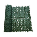 Hot Trend Expandable Plastic Garden Fence with Artificial Grass Leaves Easy-Assembly 1*3M for Outdoor Decorative Use MegaBDM