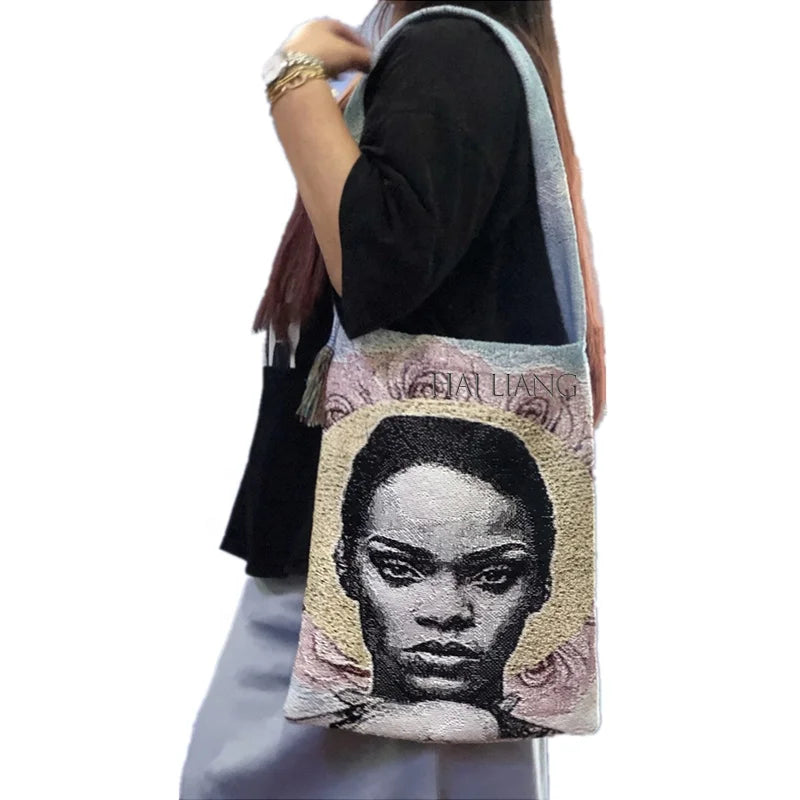 Women Tapestry Tote Bags Manufacturer Top Sale Women's Fashion Shopping Bags Single Shoulder Tapestry Bag