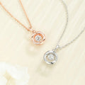 Fashion S925 Silver Zircon Engagement Wedding Interview Dressing Wholesale for Women Friendship Custom Pendant Logo Necklace