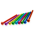 M2.5 M3 M4 Aluminum Alloy Screws Phillips Pan Head Machine Screw Anodized Colored Bolts