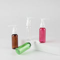 Luxury 50ml PET Clear Plastic Packaging Bottle Refillable and Empty for Skin Care Baby Cream Shampoo Cosmetics