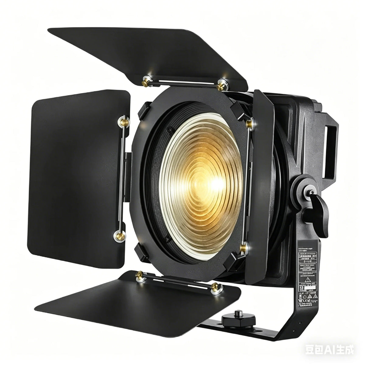 Outdoor RGBW 4 In1 200w Led Fresnel Light With Zoom Spot Light for Stage T Show Studio Lighting