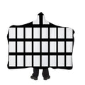 Hot Selling Wholesale Soft Custom Wearable Blanket Hat DIY Photo Print Sublimation Fleece Flannel Hat Blanket