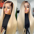 Bone Straight Double Drawn Cheveux Humain HD Lace 1b613 Full Lace Wig 13x4 Human Hair Perruque Front Lace Naturel
